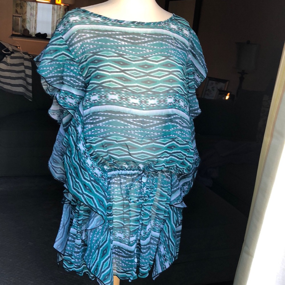 Jessica Simpson beach cover-up Kaftan